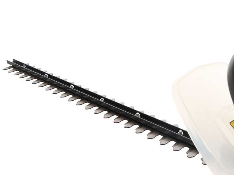 Ribimex PRBAT20-THSB - Tagliasiepi elettrico a batteria con lama da 52 cm - SENZA BATTERIA E CARICABATTERIA