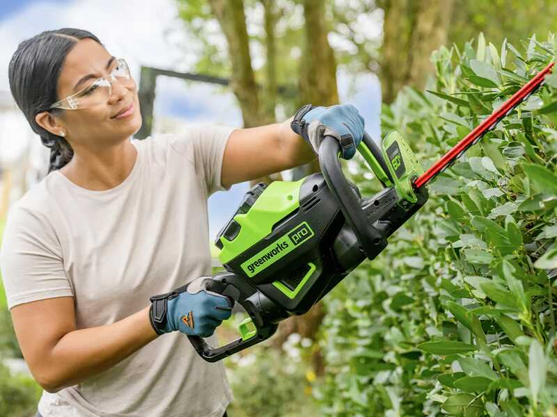 Greenworks GD60HT66 - Tagliasiepi elettrico a batteria con lama da 66 cm - SENZA BATTERIE E CARICABATTERIE