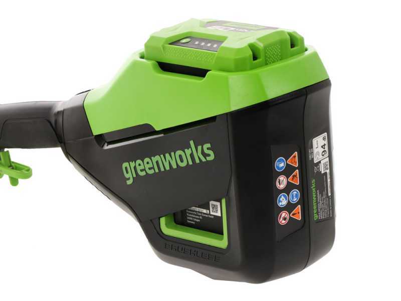 Tagliasiepi su asta di prolunga a batteria Greenworks G60PHT51 60V - Batteria 60V 2Ah