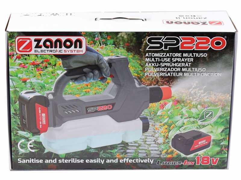 ZANON SP 220 - Atomizzatore a batteria portatile - 18V 5Ah