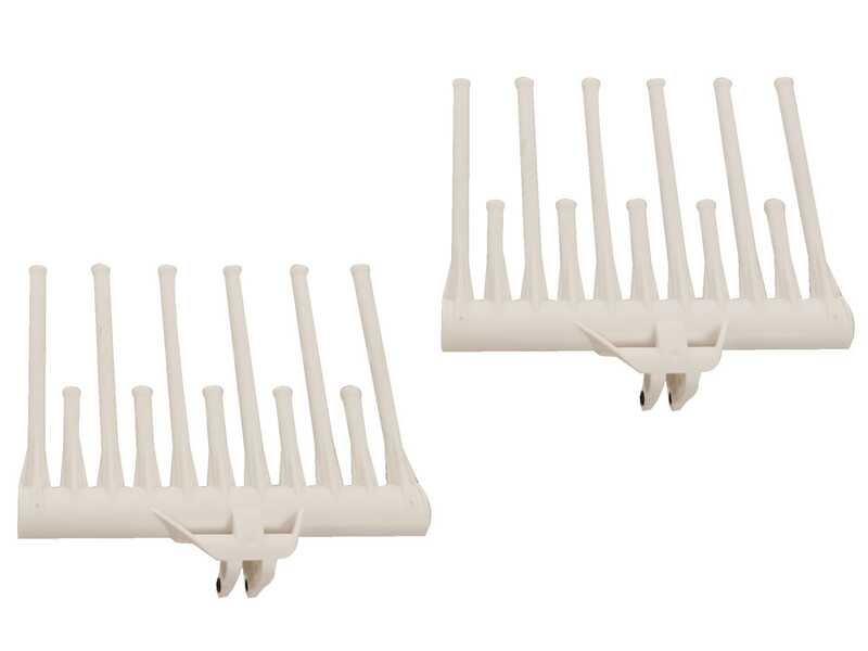 Lisam Oliveco - Abbacchiatore Elettrico a batteria - Con denti in Nylon  - 230-330 cm - Asta Telescopica