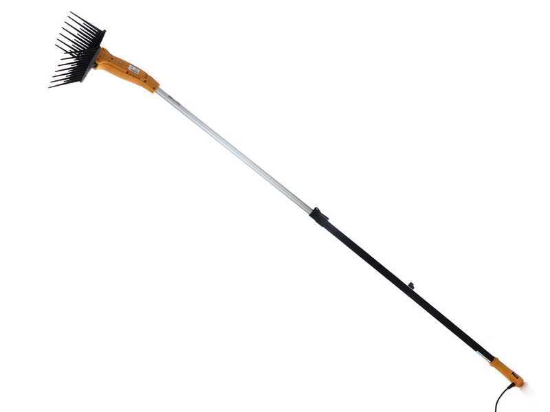 Volpi Olytech Dualcomb 13 - Abbacchiatore elettrico a batteria 230-350 cm - asta telescopica