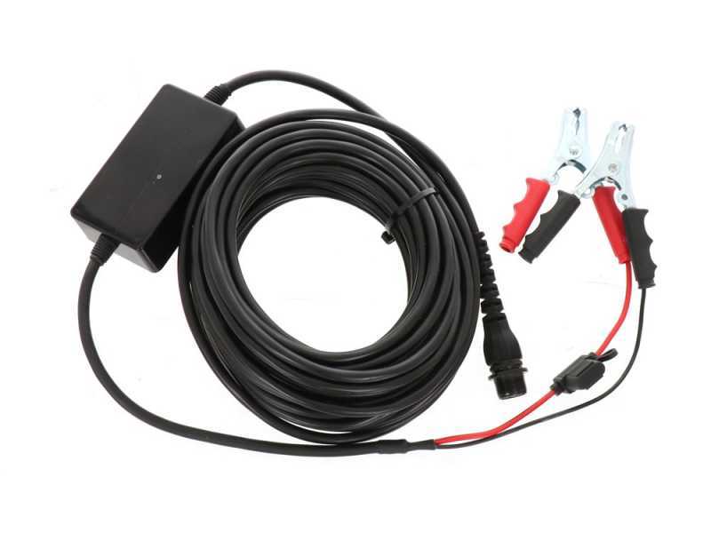 Jolly Italia V50X - Abbacchiatore elettrico a batteria - 36V - con asta telescopica e prolunga Step-Up