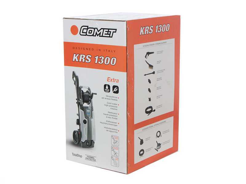 Comet KRS 1300 Extra - Idropulitrice semiprofessionale ad acqua fredda - 500 l/h - 150 bar