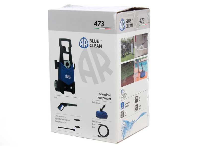 Annovi &amp; Reverberi AR 473 - Idropulitrice a freddo e kit lavasuperfici - 160 bar - 480 lt/h