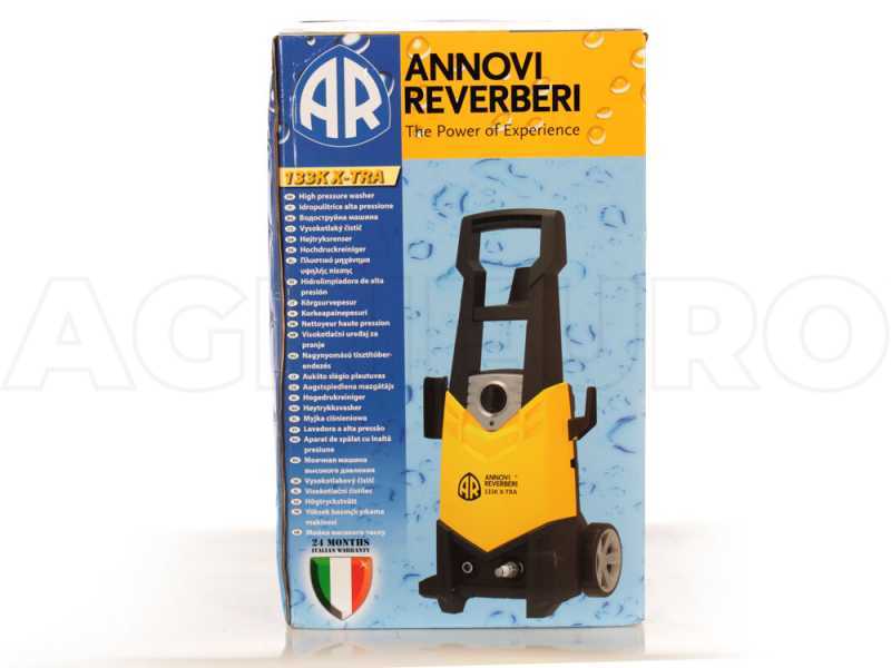 Annovi &amp; Reverberi 133K X-TRA - Serie Tillo Classic Yellow - Idropulitrice ad acqua fredda - 140 bar - 440 lt/h