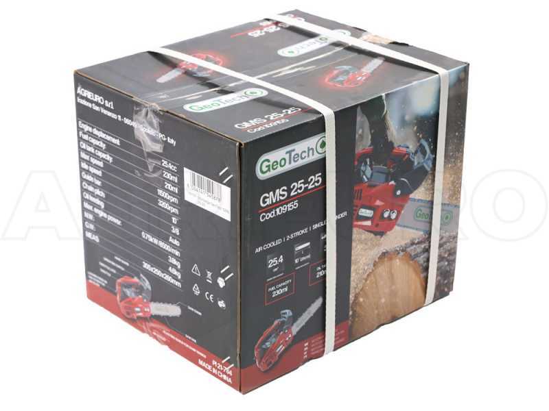 GeoTech GMS 25-25 - Motosega a scoppio da potatura - Lama da 25cm