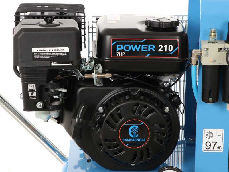 Campagnola MC 658 - Motocompressore a scoppio motore benzina 7HP