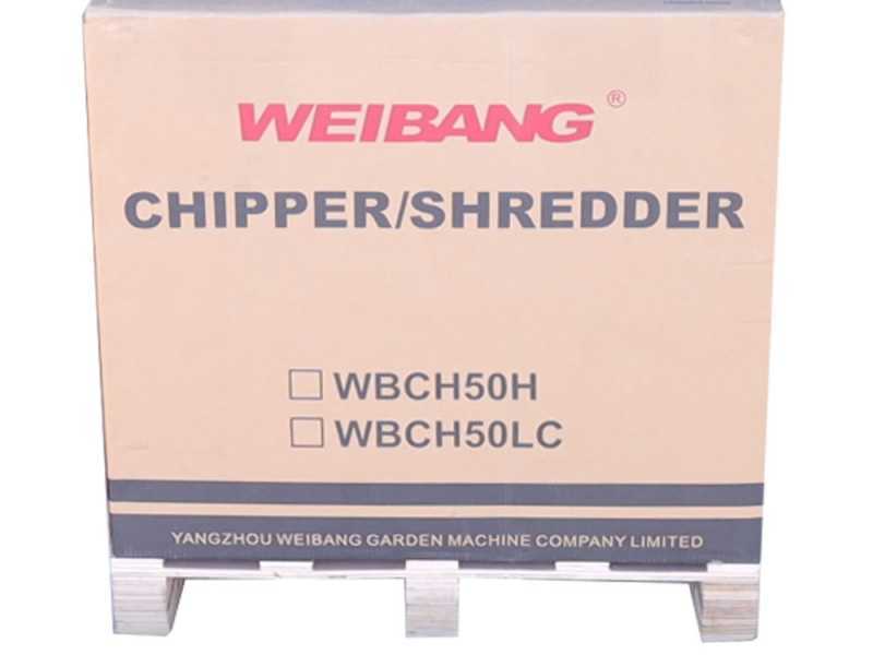 Weibang WBCH507LC - Biotrituratore a scoppio - Motore a benzina Loncin da 196cc