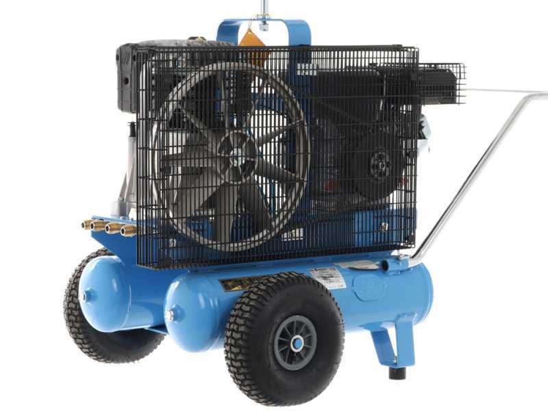 Campagnola MC 658 - KIT Motocompressore 7HP + 2 Abbacchiatori pneumatici Tuono Evo