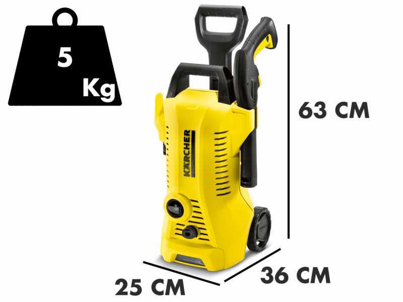 Karcher K2 Premium Full Control- Idropulitrice acqua fredda portatile - 110 bar - 360 lt/h -