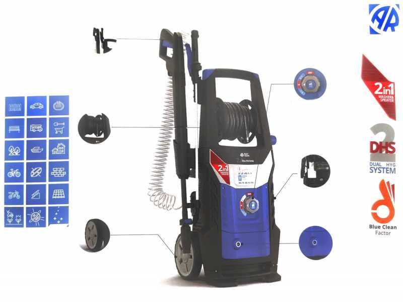 Annovi &amp; Reverberi DHS Series 2.A - Idropulitrice a freddo semiprofessionale Dual Hyg System - 160bar - 460 lt/h