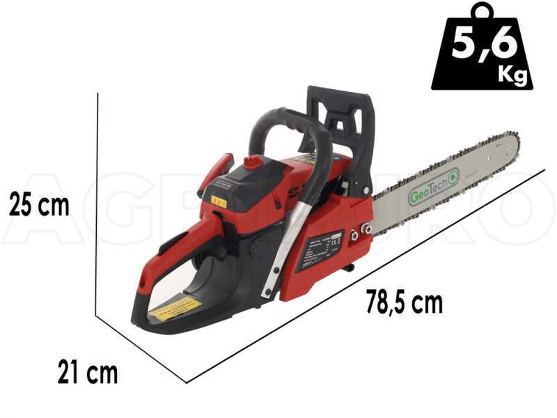 GeoTech GMS 37-40 - Motosega a scoppio da taglio - Lama da 40cm