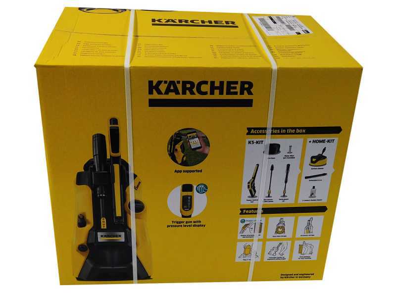 Karcher K5 Power Control Home - Idropulitrice con lavasuperfici T 5 - 145 bar - 500 lt/h