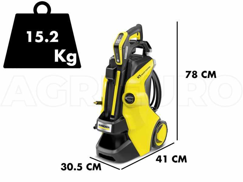 Karcher K5 Smart Control - Idropulitrice - 145 bar - 500lt/h - con App Home &amp; Garden