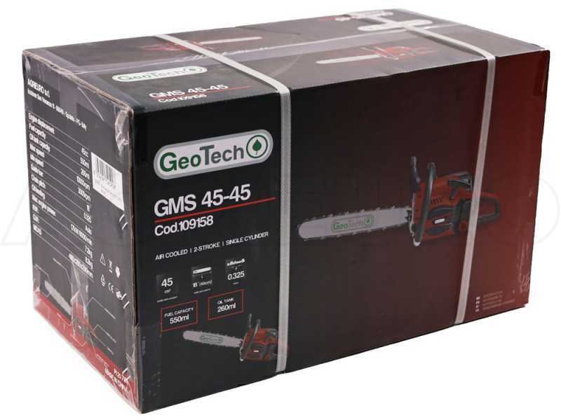 GeoTech GMS 45-45 - Motosega a scoppio da taglio - Lama da 45cm
