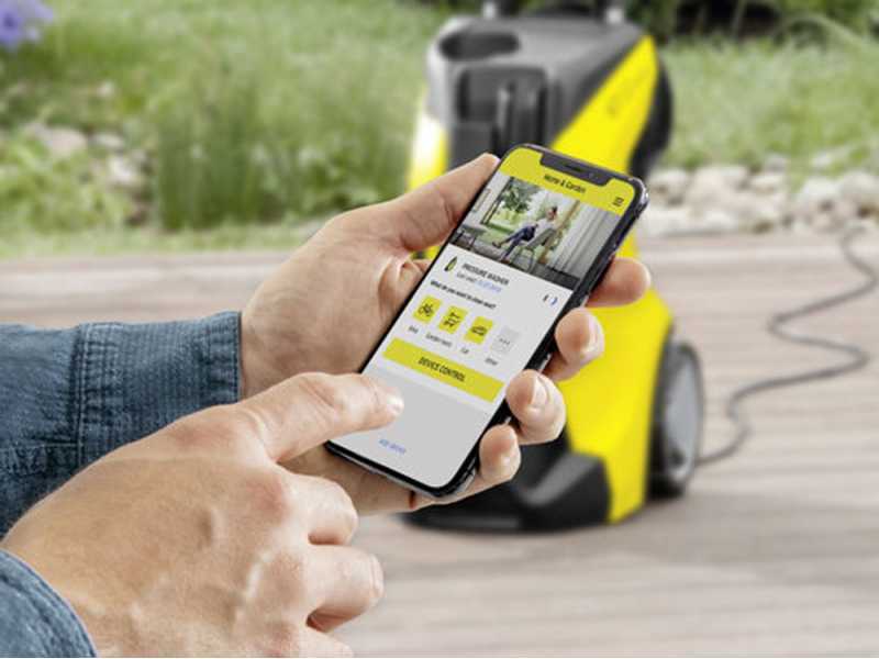 Karcher K5 Premium Smart Control Home + Home Kit - Idropulitrice  -145 bar max - 500 lt/min- Bluetooth e App Home &amp; Garden