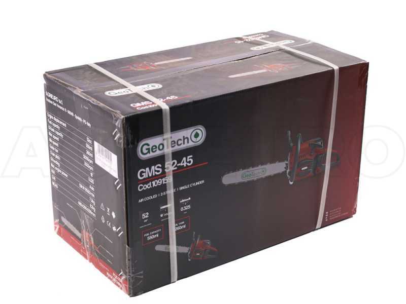 GeoTech GMS 52-45 - Motosega a scoppio da taglio - Lama da 45cm