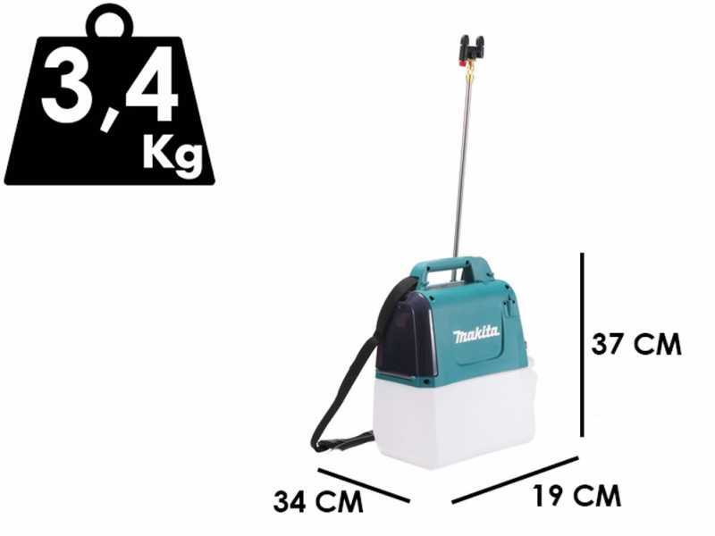 Makita DUS054Z - Pompa irroratrice a spalla a batteria - SENZA BATTERIE E CARICABATTERIE