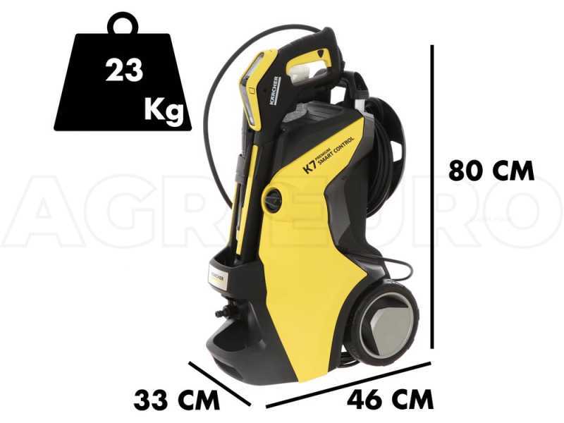 Karcher K7 Premium Smart Control Home - Idropulitrice + lavasuperfici T7 - 180 bar - Bluetooth e App Home &amp; Garden