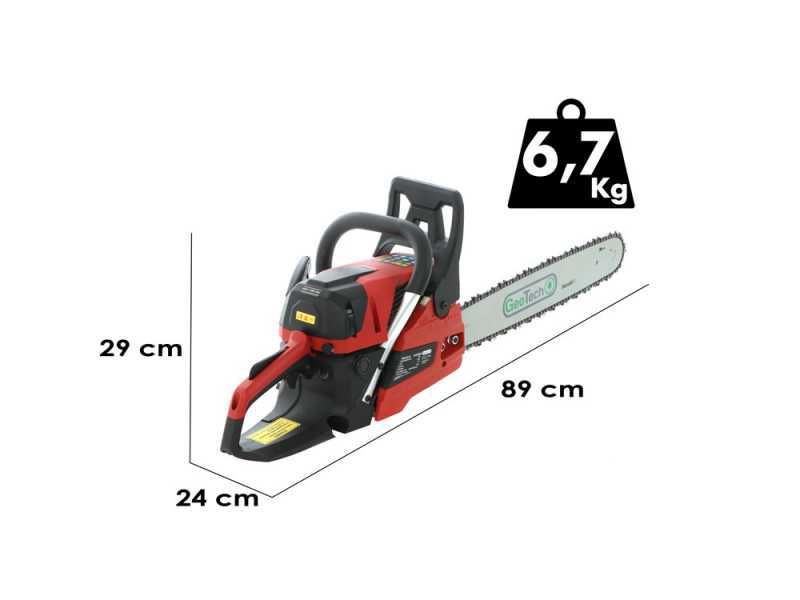 GeoTech GMS 58-50 - Motosega a scoppio da taglio - Lama da 50cm