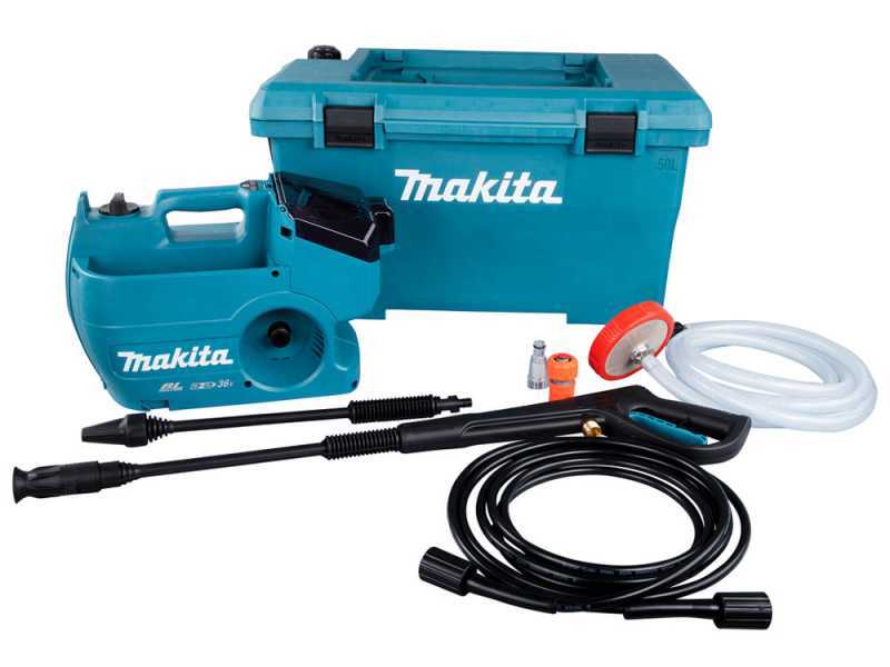 Makita DHW080ZK - Idropulitrice a batteria con vasca - SENZA BATTERIE E CARICABATTERIE