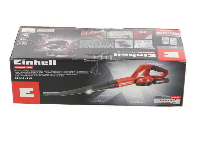 Einhell GE-CL 18 Li E Solo - Soffiatore a batteria - SENZA BATTERIE E CARICABATTERIE