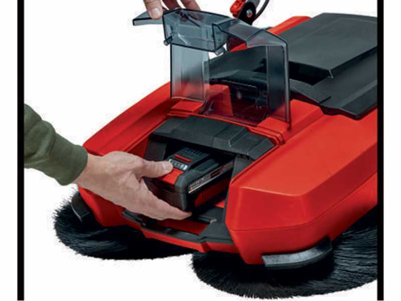 Einhell TE-SW 18/610 Li S - Spazzatrice a batteria -18V 5.2Ah