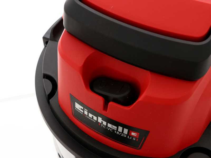 Einhell TC-VC 18/20 Li - Aspirasolidi e liquidi a batteria - 18V 5.2Ah