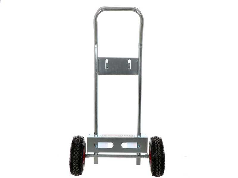 Set completo: carrello porta batteria Geotech + batteria 95 ah + caricabatteria Telwin Touring 18