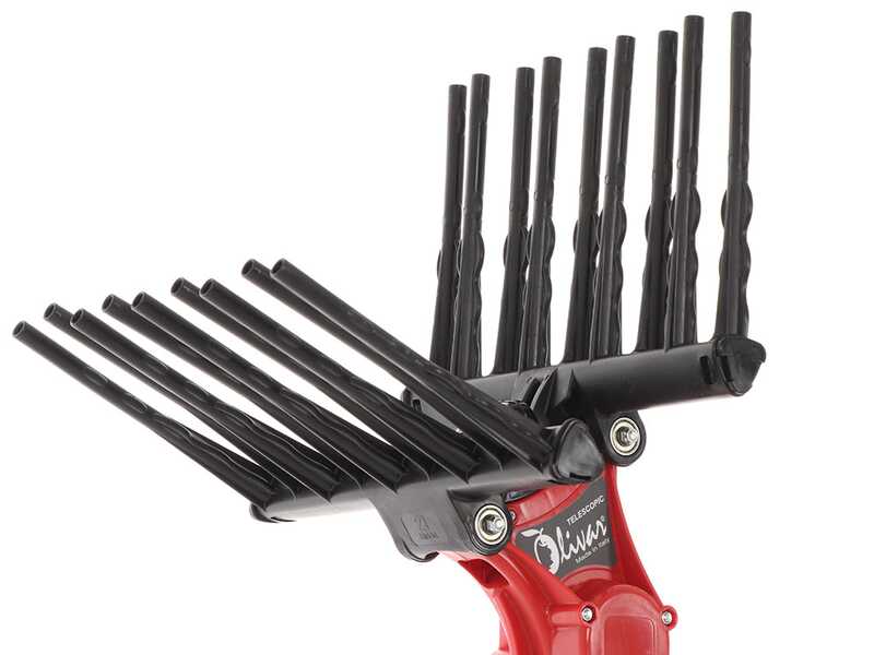 Zanon Olivar Electric AL 300 - Abbacchiatore elettrico a batteria - Asta telescopica in alluminio 210 - 340 cm