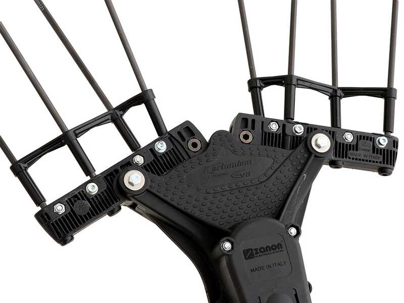 Zanon Karbonium EVO AL 200/K - Abbacchiatore elettrico 170/250 cm a batteria tipo auto con cavo in dotazione - Asta telescopica in alluminio