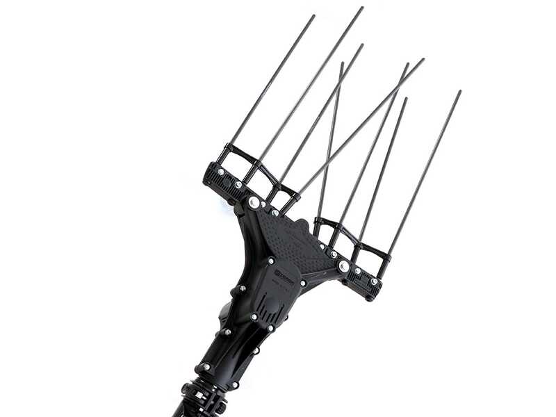 Zanon Karbonium EVO AL 200/K - Abbacchiatore elettrico 170/250 cm a batteria tipo auto con cavo in dotazione - Asta telescopica in alluminio
