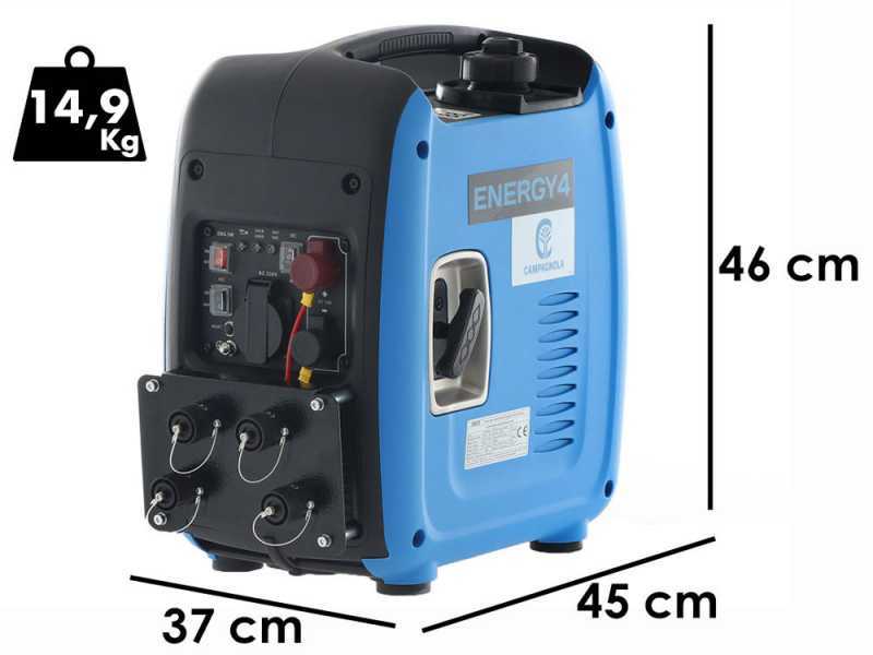 Generatore di corrente ad inverter silenziato Campagnola Energy 4