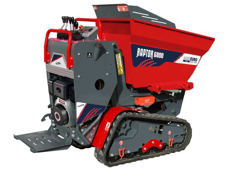 Telaketjukuljetin RAPTOR 6800 YEDT 4.0 toisesta kulmasta