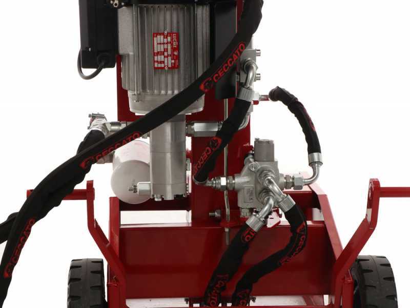 Ceccato Olindo BULL SPLET10 KOMBI  - Spaccalegna ibrido - Verticale - Elettrico e a trattore