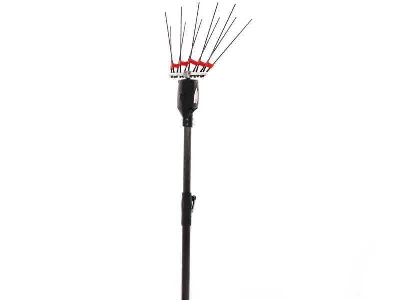 Infaco V5000P3ET - Abbacchiatore elettrico a batteria - Asta telescopica da 220 a 280 cm - Batteria a zaino inclusa
