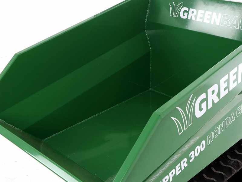GreenBay TIPPER 300 HONDA GP160 - Motocarriola cingolata dumper ribaltabile 300Kg