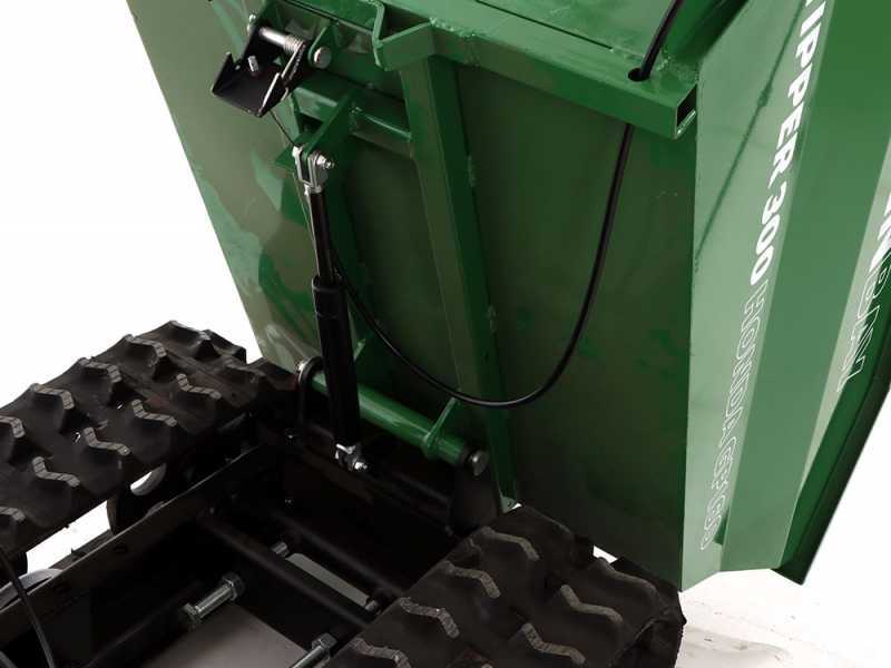 GreenBay TIPPER 300 HONDA GP160 - Motocarriola cingolata dumper ribaltabile 300Kg