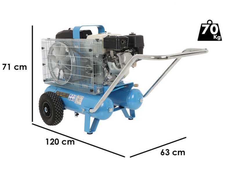 Campagnola MC 545 - KIT Motocompressore Honda GP160 + 2 Abbacchiatori pneumatici Tuono Evo + Forbice pneumatica Victory