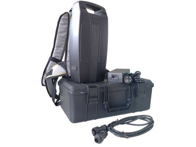 Volpi Olytech Mondial 845SP - Abbacchiatore elettrico a batteria 244 - Batteria a zaino inclusa