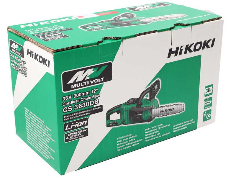 HIKOKI CS3630DB - Elettrosega a batteria da taglio - 36V - SENZA BATTERIE E CARICABATTERIE