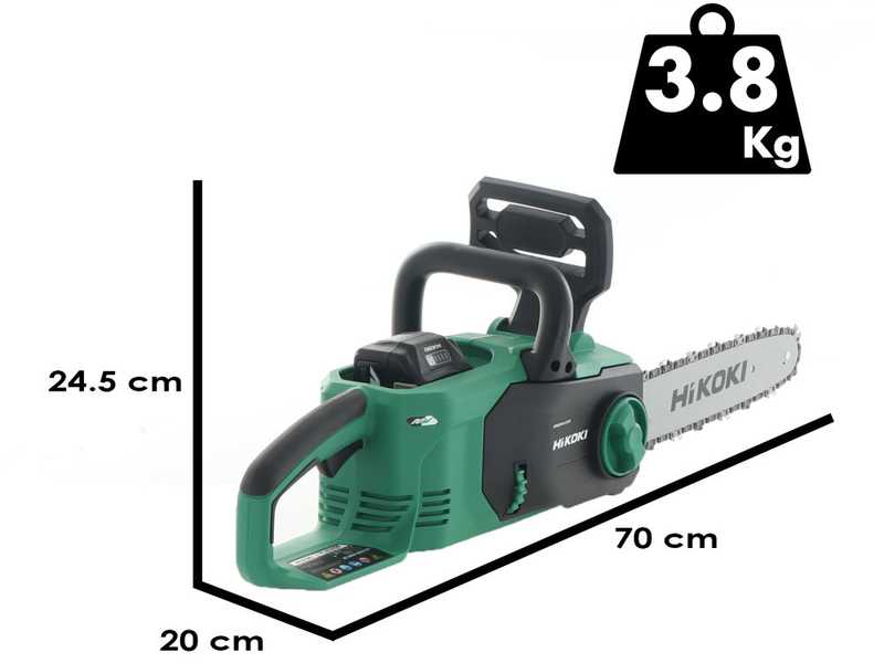 HIKOKI CS3630DB - Elettrosega a batteria da taglio - 36V - SENZA BATTERIE E CARICABATTERIE