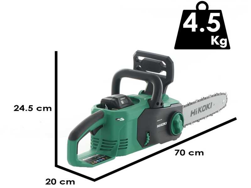 HIKOKI CS3630DB - Elettrosega a batteria da taglio 36V 2.5Ah - Lama da 30cm