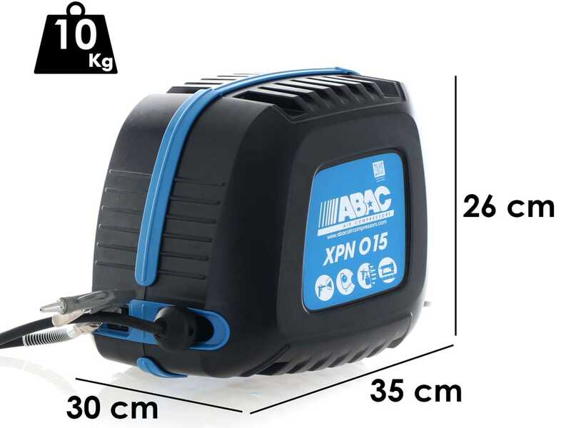 ABAC XPN O15 - Compressore monofase a muro, oil-less - Motore 1.5 HP