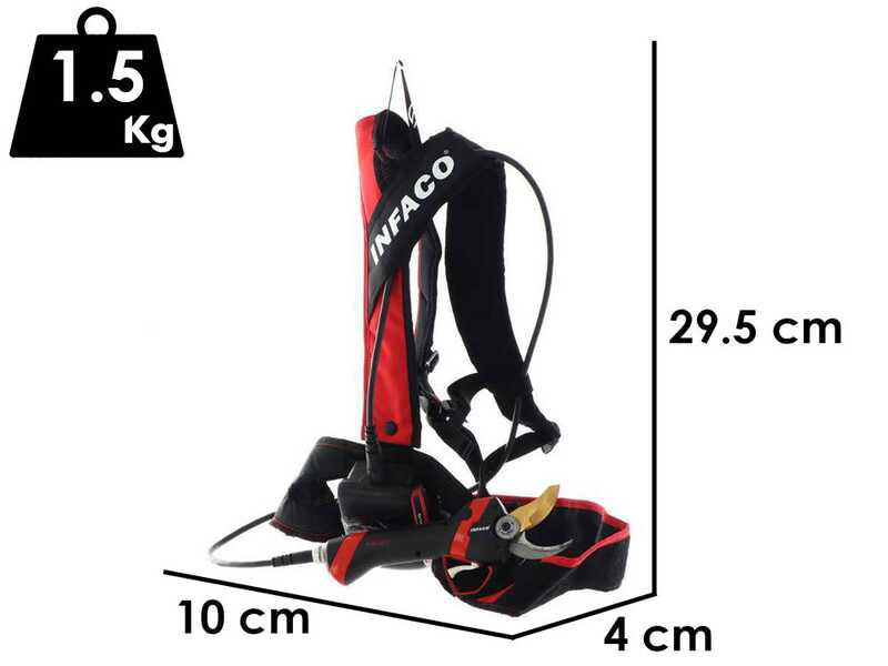 Infaco F3020M - Forbice elettrica da potatura - 36V 3Ah