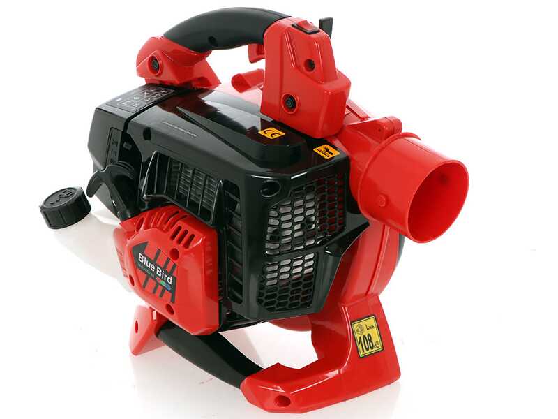 BlueBird BLV 281 - Soffiatore aspiratore a scoppio motore 2 tempi - Con sacco