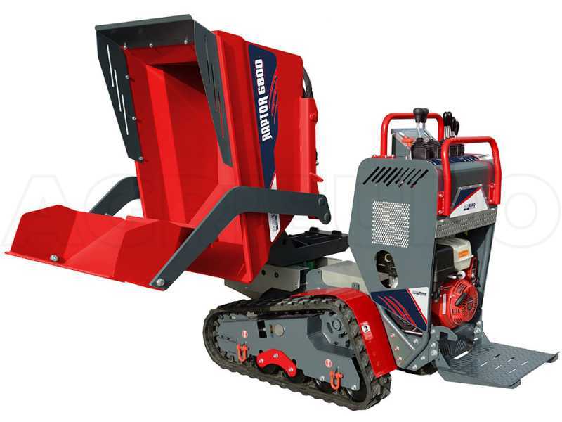 Motocarriola cingolata RAPTOR 6800 HEDT 4.0 - Honda GXe270 - Con pala