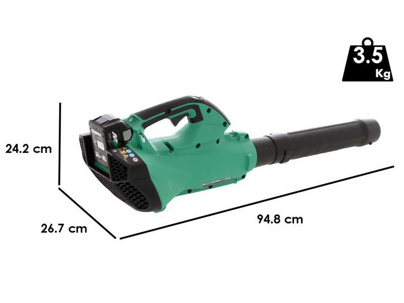 Hikoki RB36DAW4 - Soffiatore a batteria - SENZA BATTERIE E CARICABATTERIE