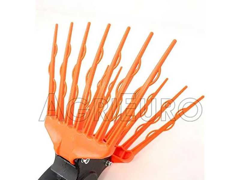 TecnoVIR Olivir - Abbacchiatore elettrico a batteria 150-250 cm - asta telescopica in alluminio